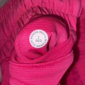 Pink lululemon shorts
